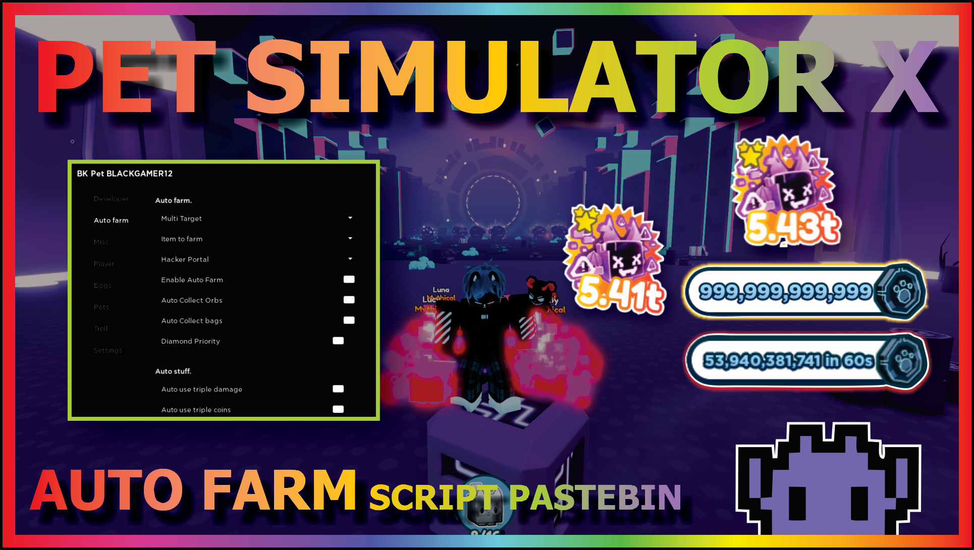 BK Pet Simulator X GUI