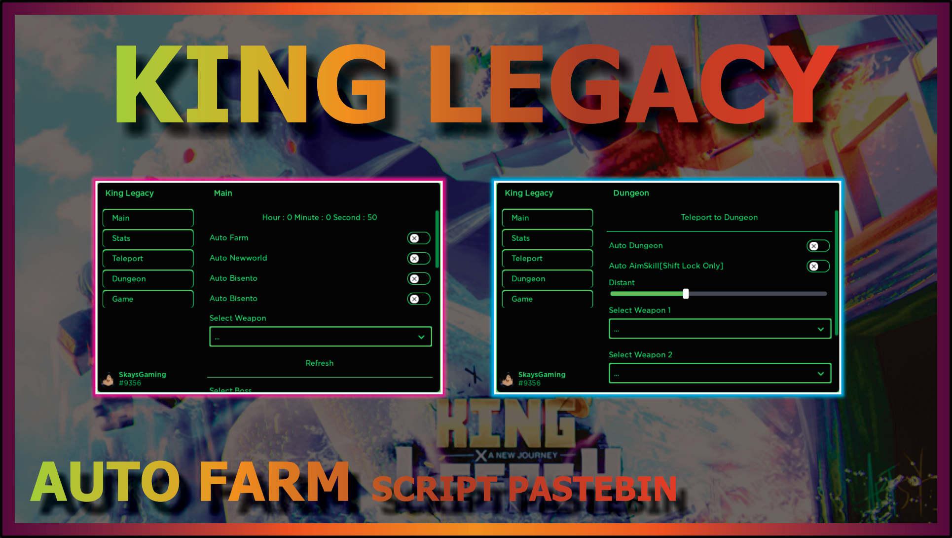KING LEGACY Script Pastebin 2022 AUTO FARM & MORE 