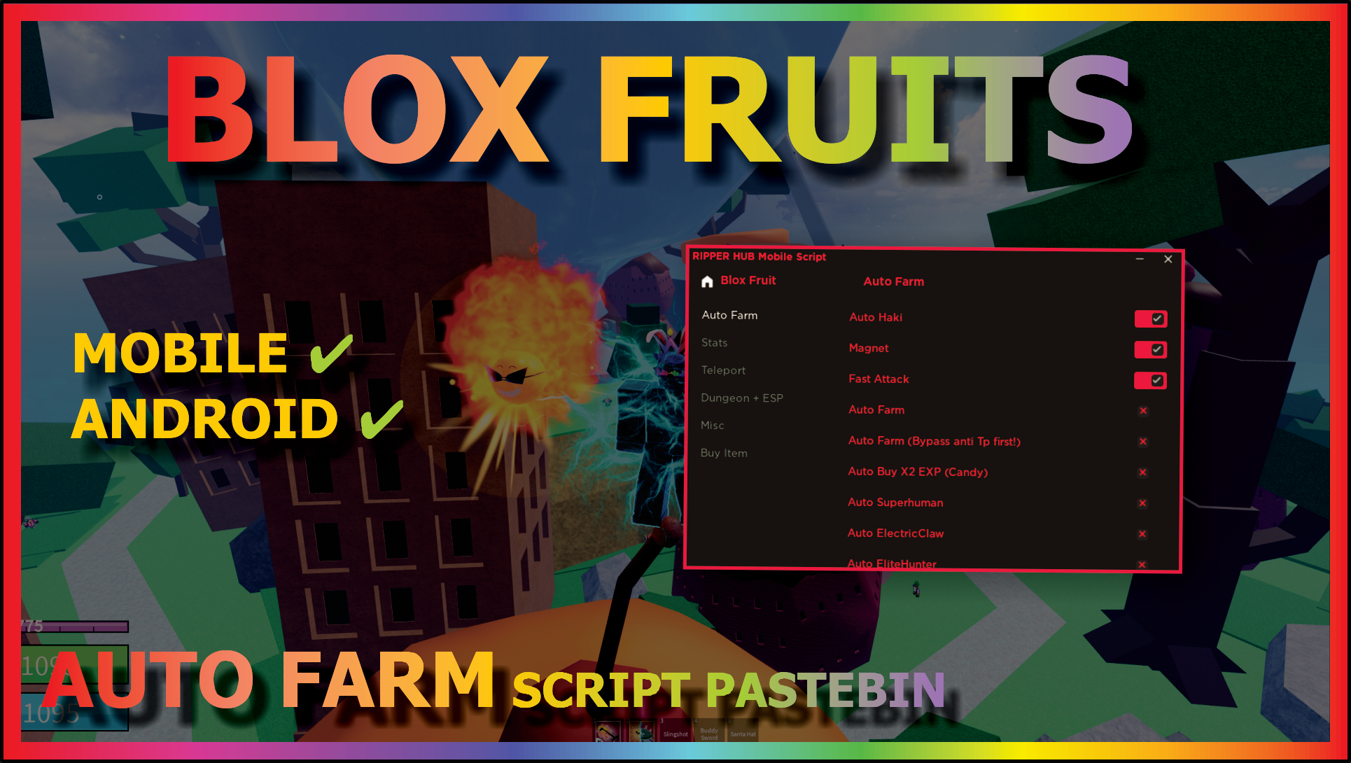 Blox Fruits  Auto Farm, Auto Elite, Auto Superhuman Scripts
