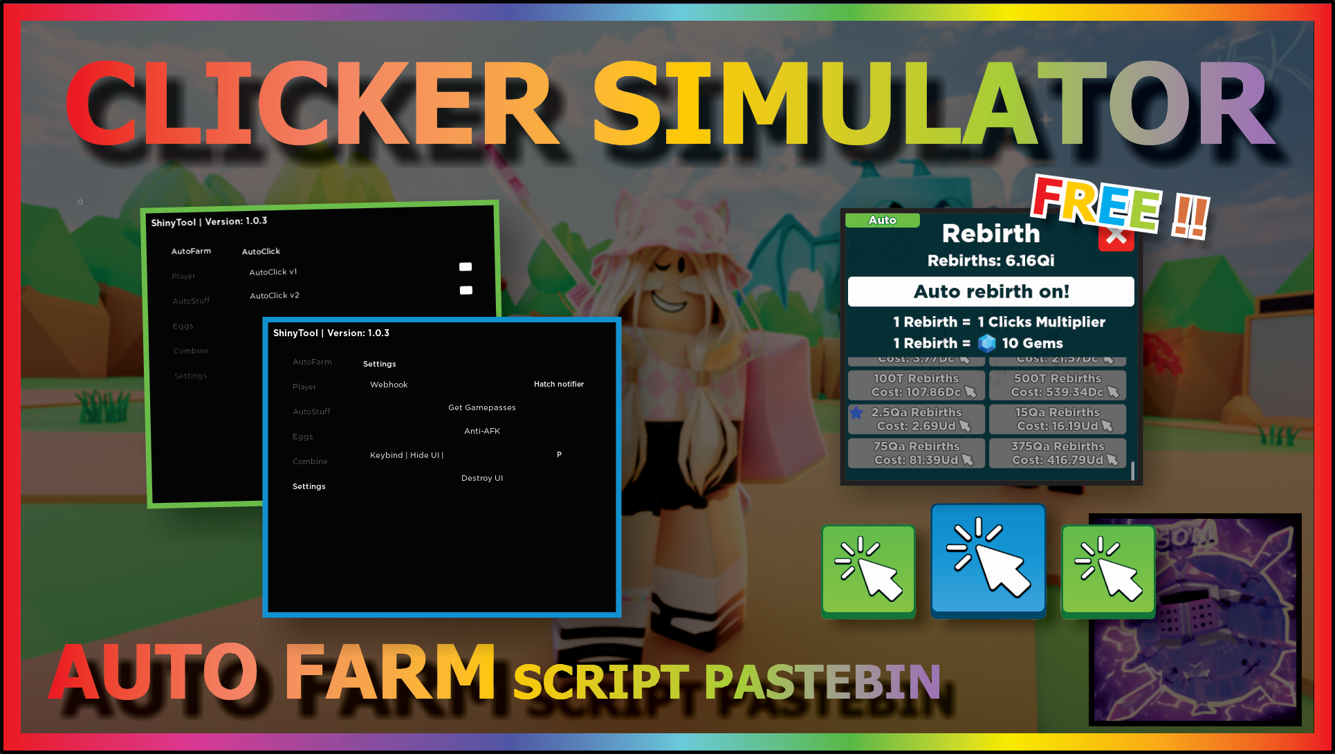 UPD Clicker Mining Simulator Script