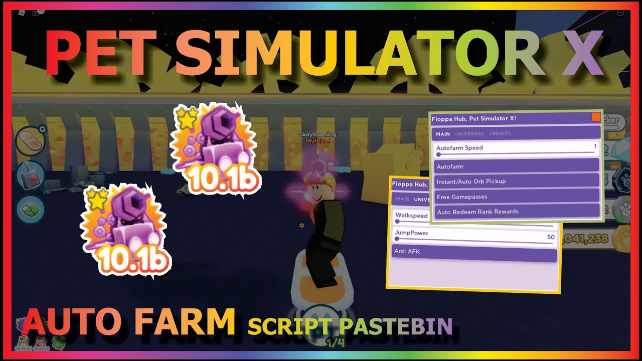 PET SIMULATOR X Script Pastebin 2022 AUTO FARM