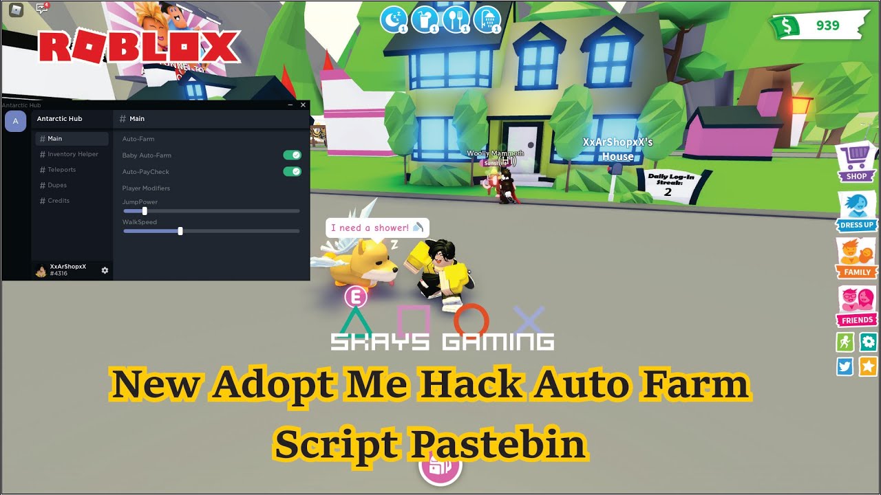 Roblox Adopt Me Script Pastebin Hacks - December 2023 