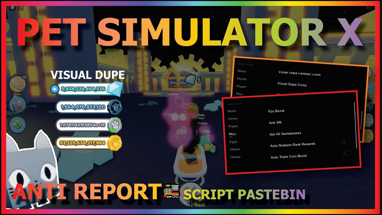 Pet Simulator X Script (PetSimX HUB) OP!! #roblox #petsimx #psx #pa