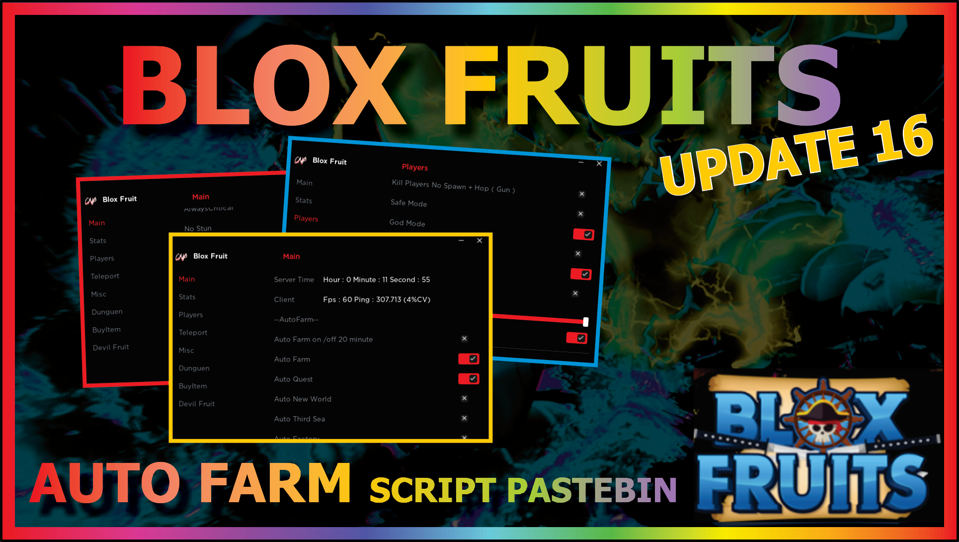 BLOX FRUITS Script Pastebin 2022 UPDATE AUTO FARM