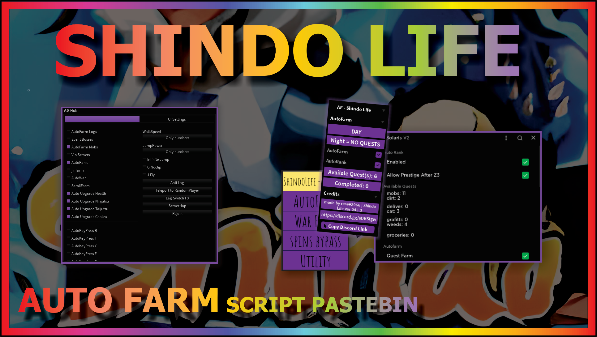 Shindo Life Script FREE ? Auto Farm, Infinite Spins and More ?? Roblox  Scripts & Exploits WORK ??