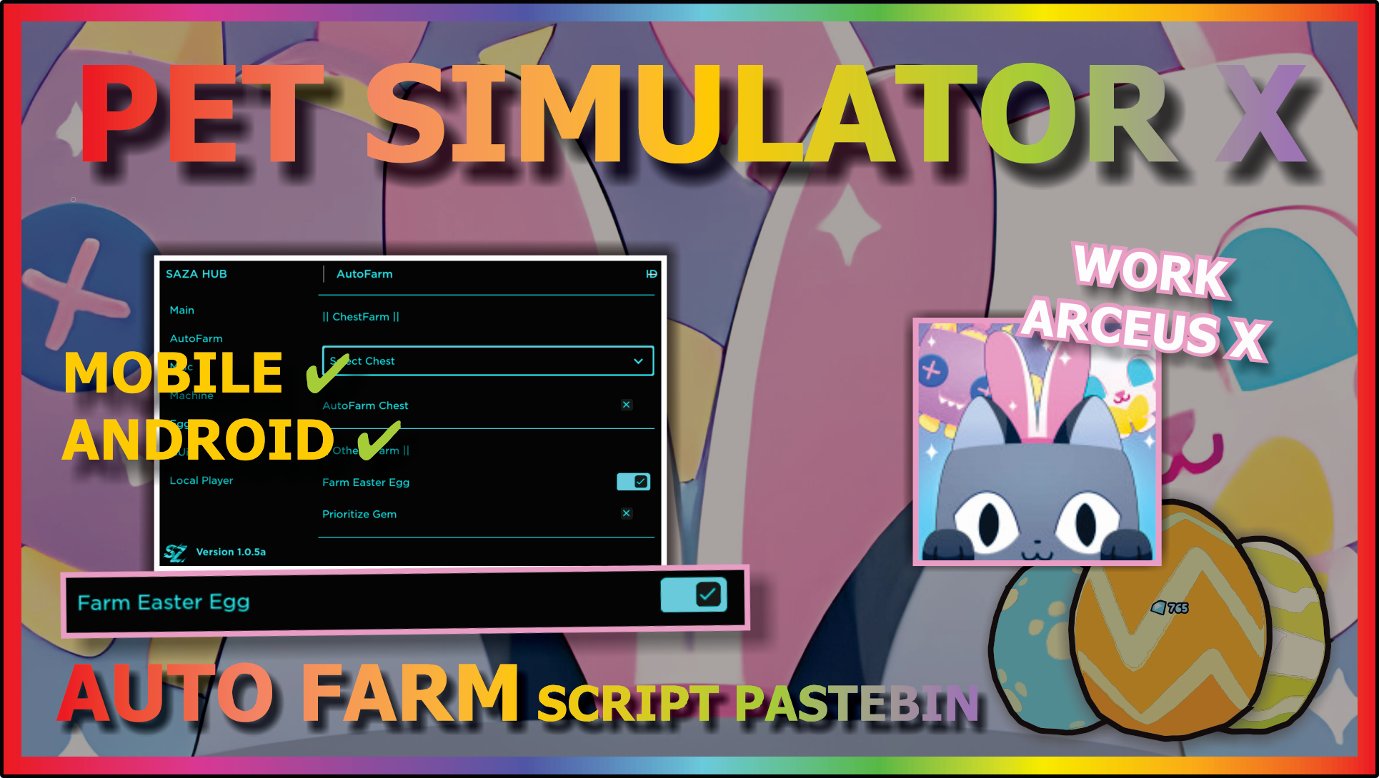 Cloud Hub Pet Simulator X PC/Mobile Script - Arceus X
