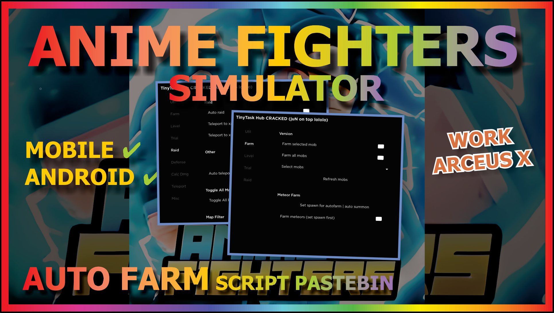Anime Fighters Simulator Script [Insta Passive + Free Gamepass + Auto Farm  + More!!] *pastebin* 