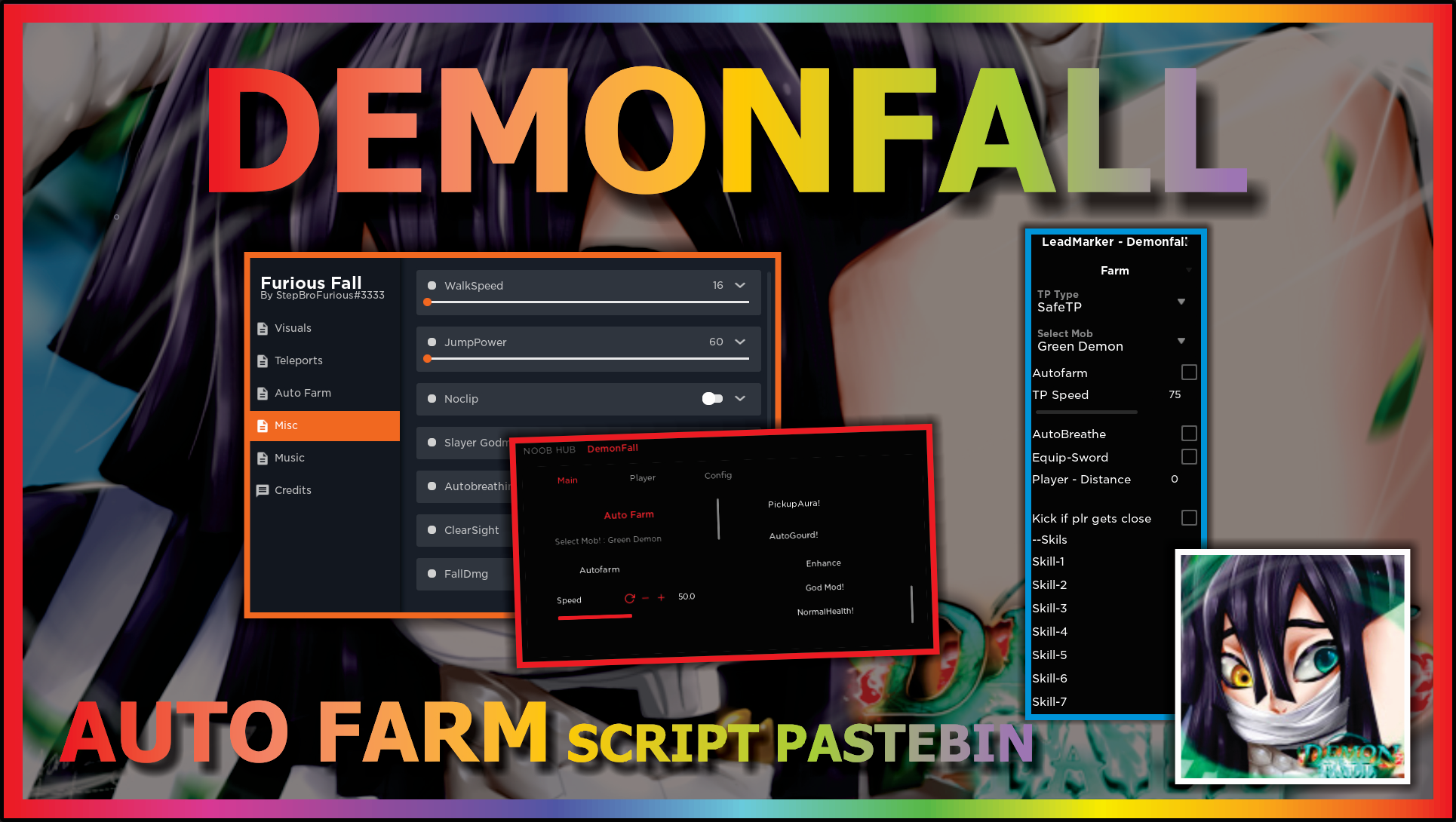 🔥 Script Demonfall ROBLOX AutoFarm (Mobile & PC) 2022