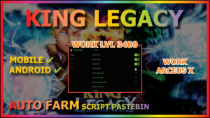 Read more about the article KING LEGACY (WORK LVL 3400)