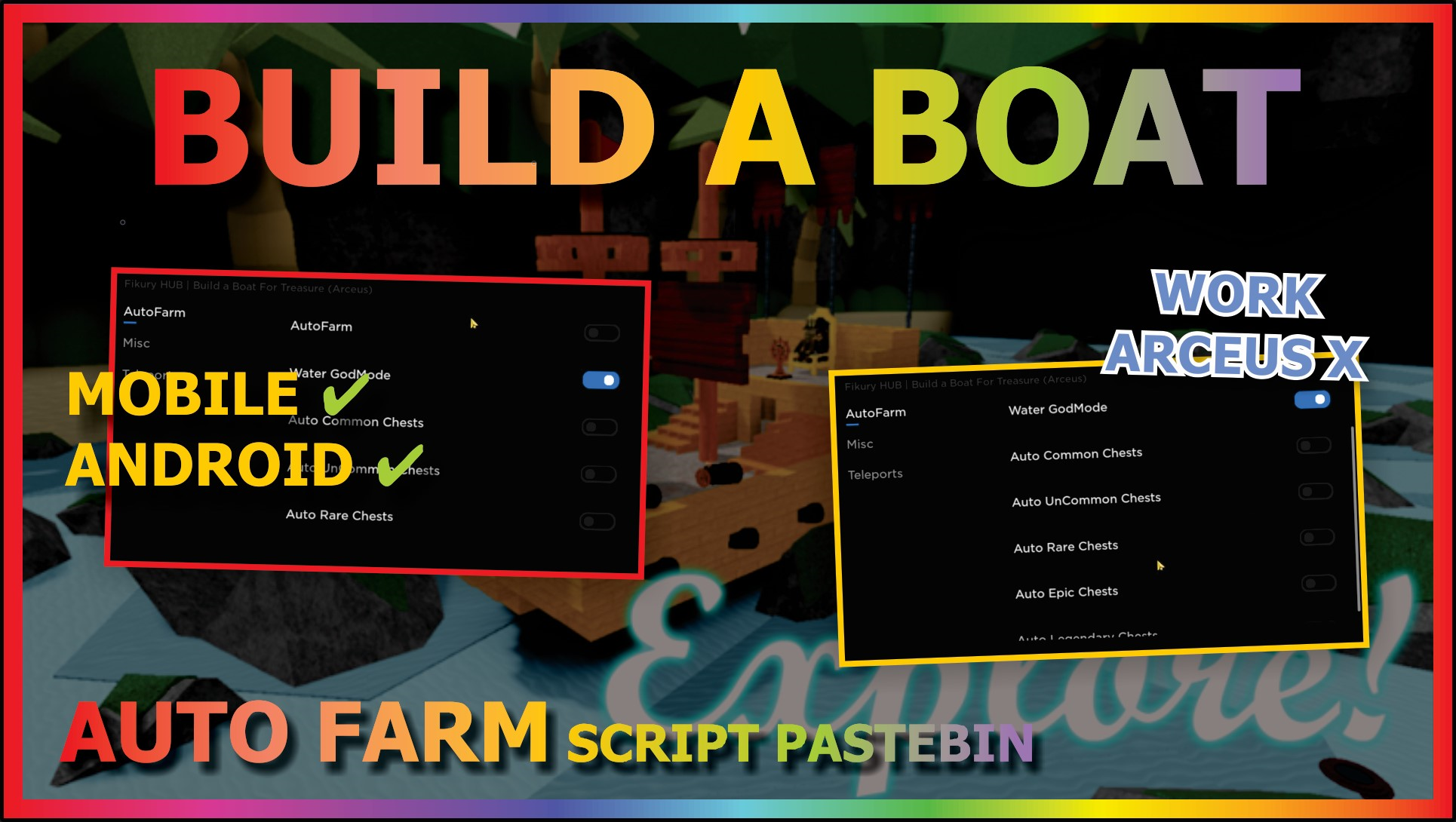 Build a Boat for Treasure Hack Script 2020 by YM-Roblox - Free