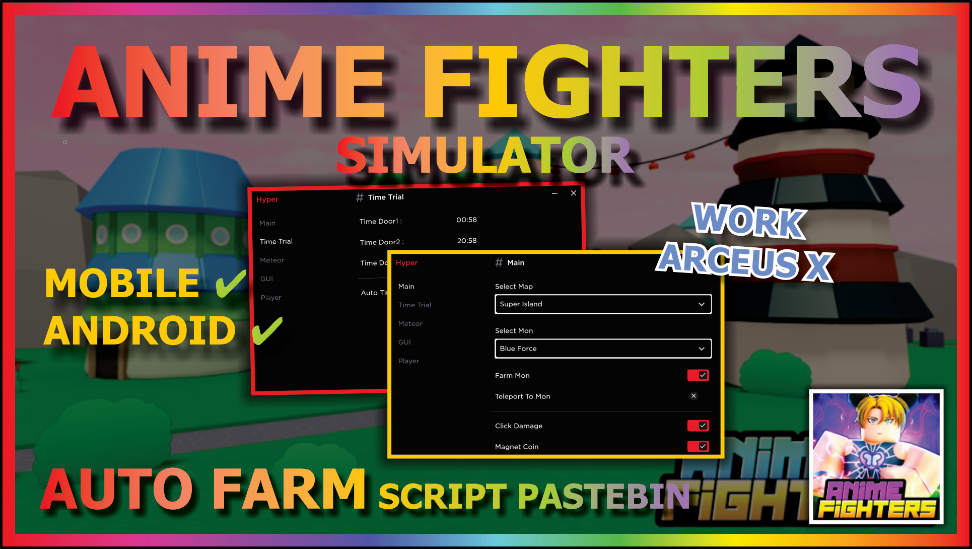 BEST SCRIPT [CODE] Anime Fighters Simulator AUTO FARM ++AutoTime