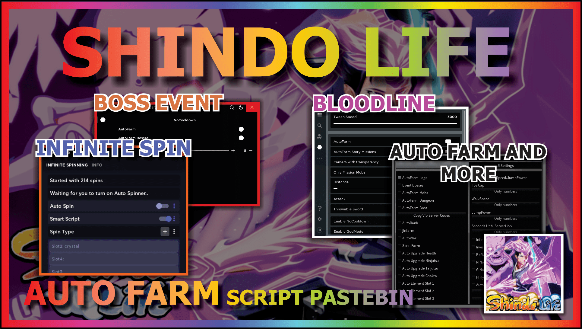 500 SPINS + 160K RC] *NEW* SHINDO LIFE CODES SPINS + RC YANG ELEMENT  UPDATE!