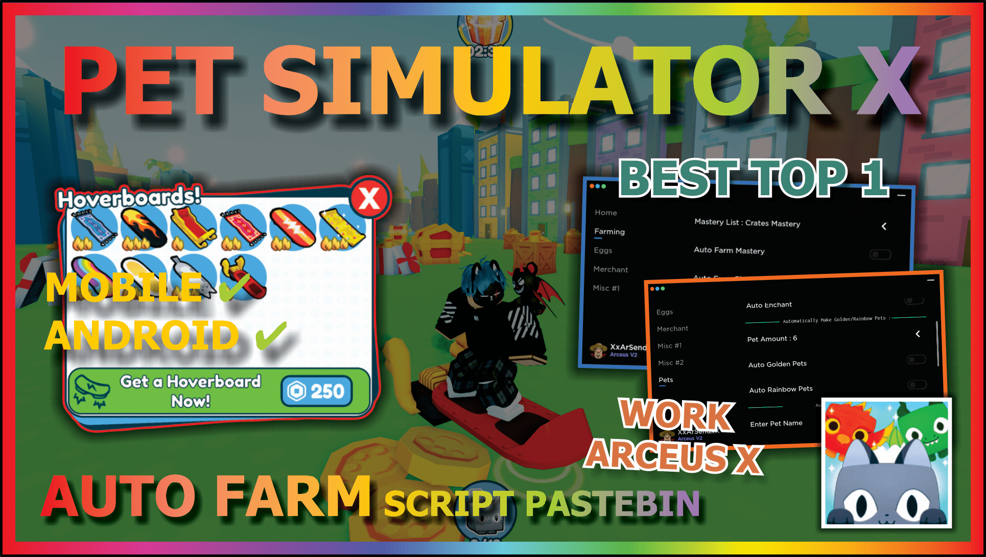 Pet Simulator X Script - Arceus X