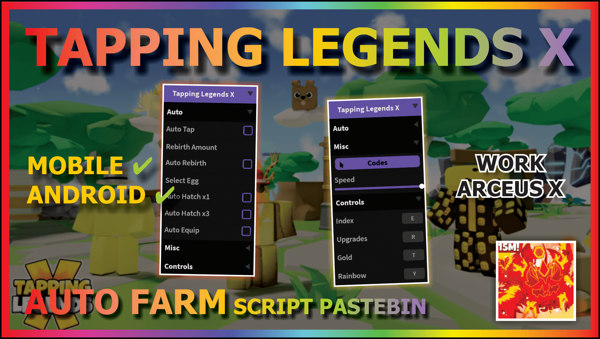 Tapping Legends X Script – Auto Click, Auto Buy Eggs & More – Caked By  Petite