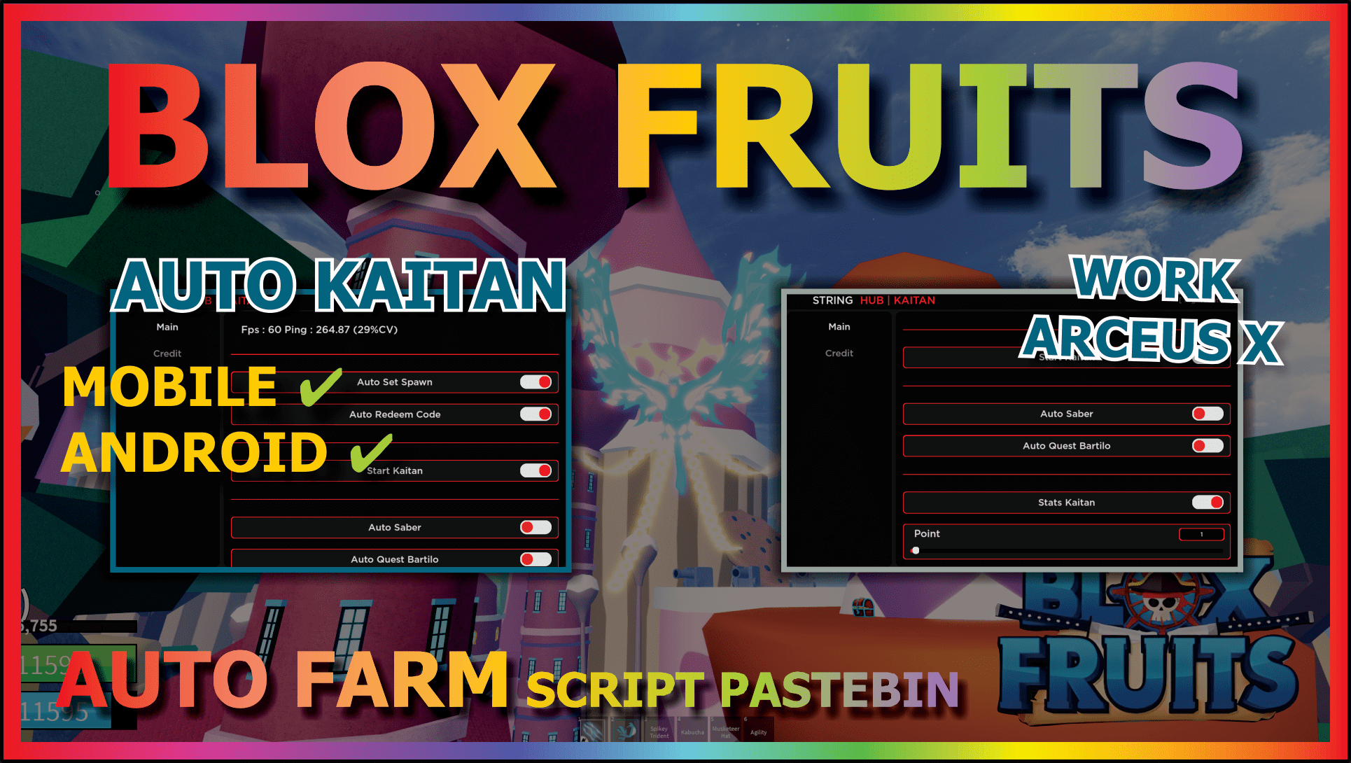 Blox Fruits Script Arceus X Auto Farm Chests 2023