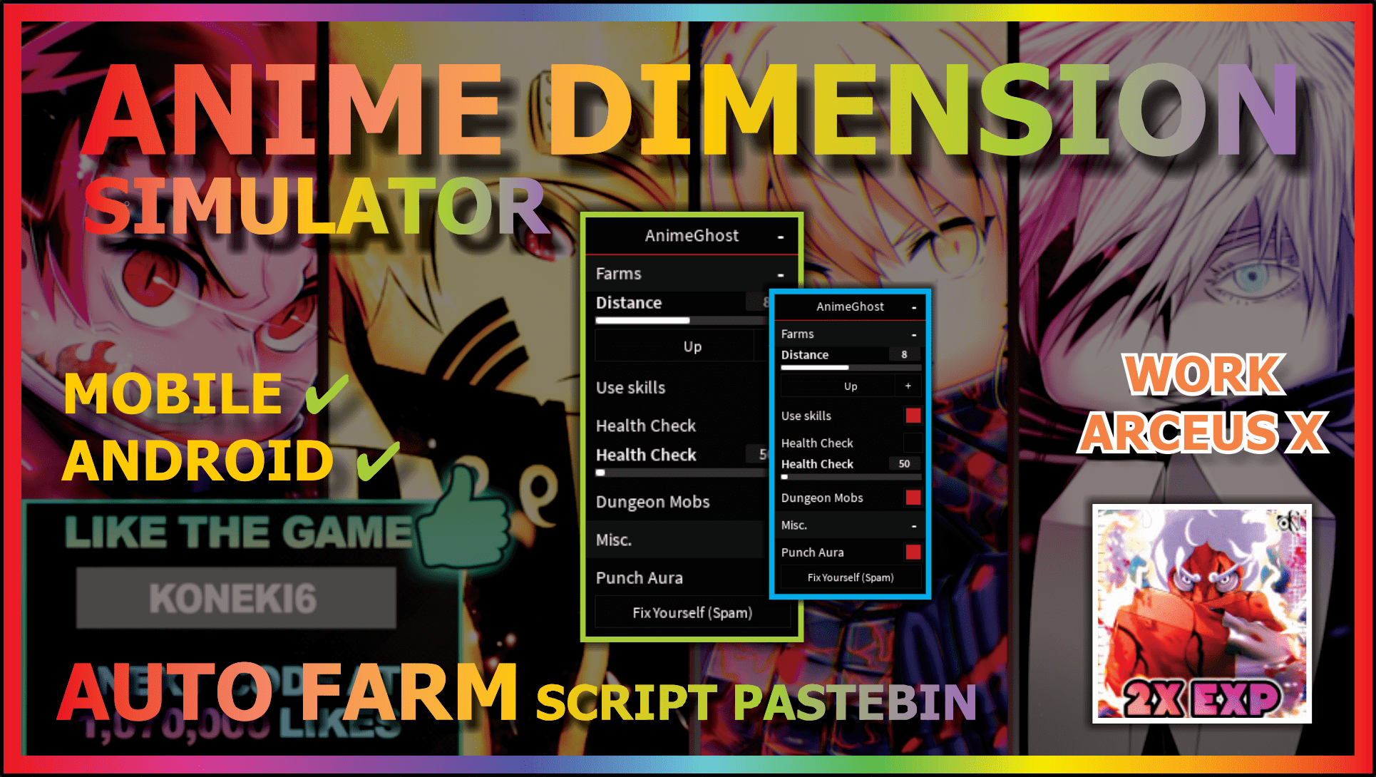 Anime Dimensions Simulator Script: Auto Level, Farm Raid