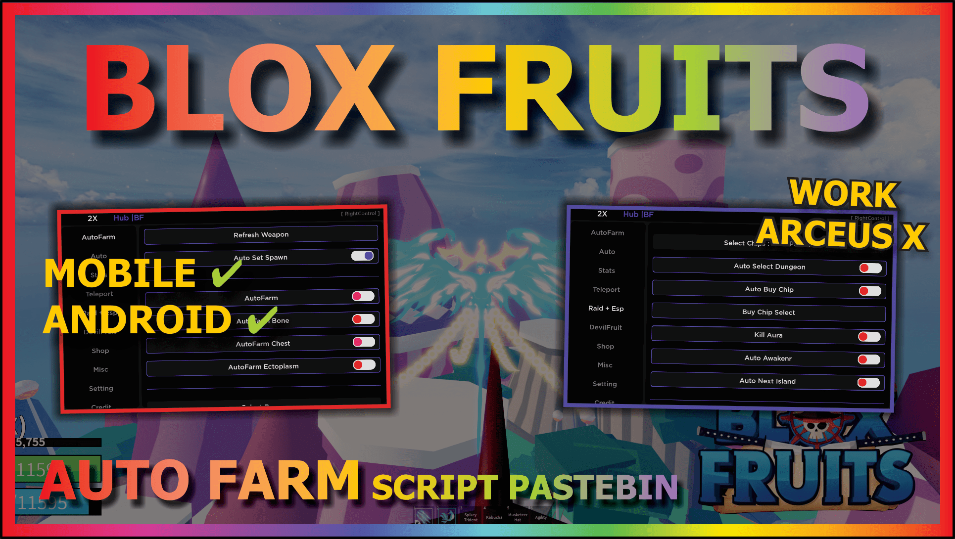 Blox Fruits [Auto Farm, Teleport, Auto Skill] Scripts