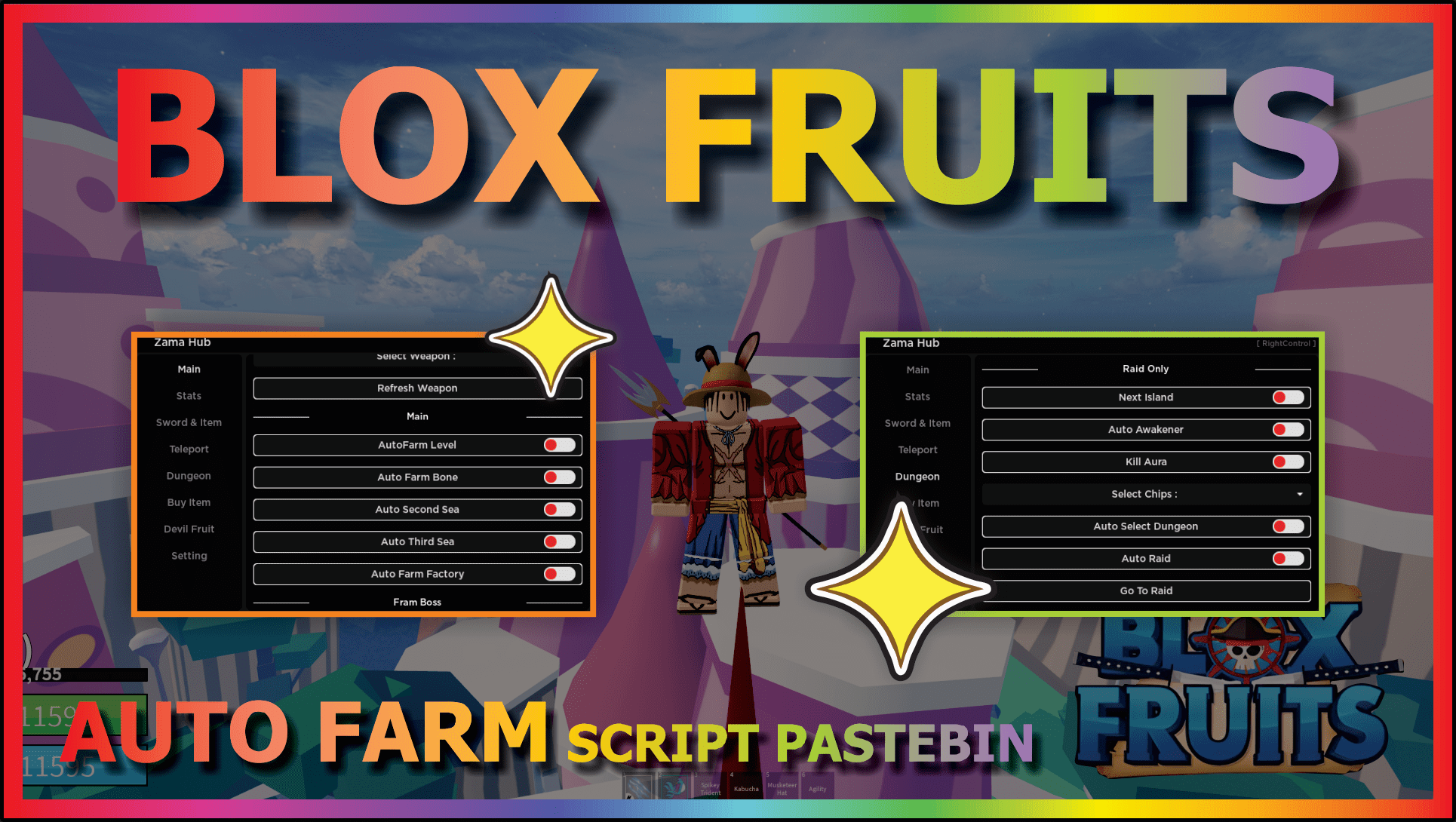 Blox Fruits Raito Hub Mobile Script - Hack Menu