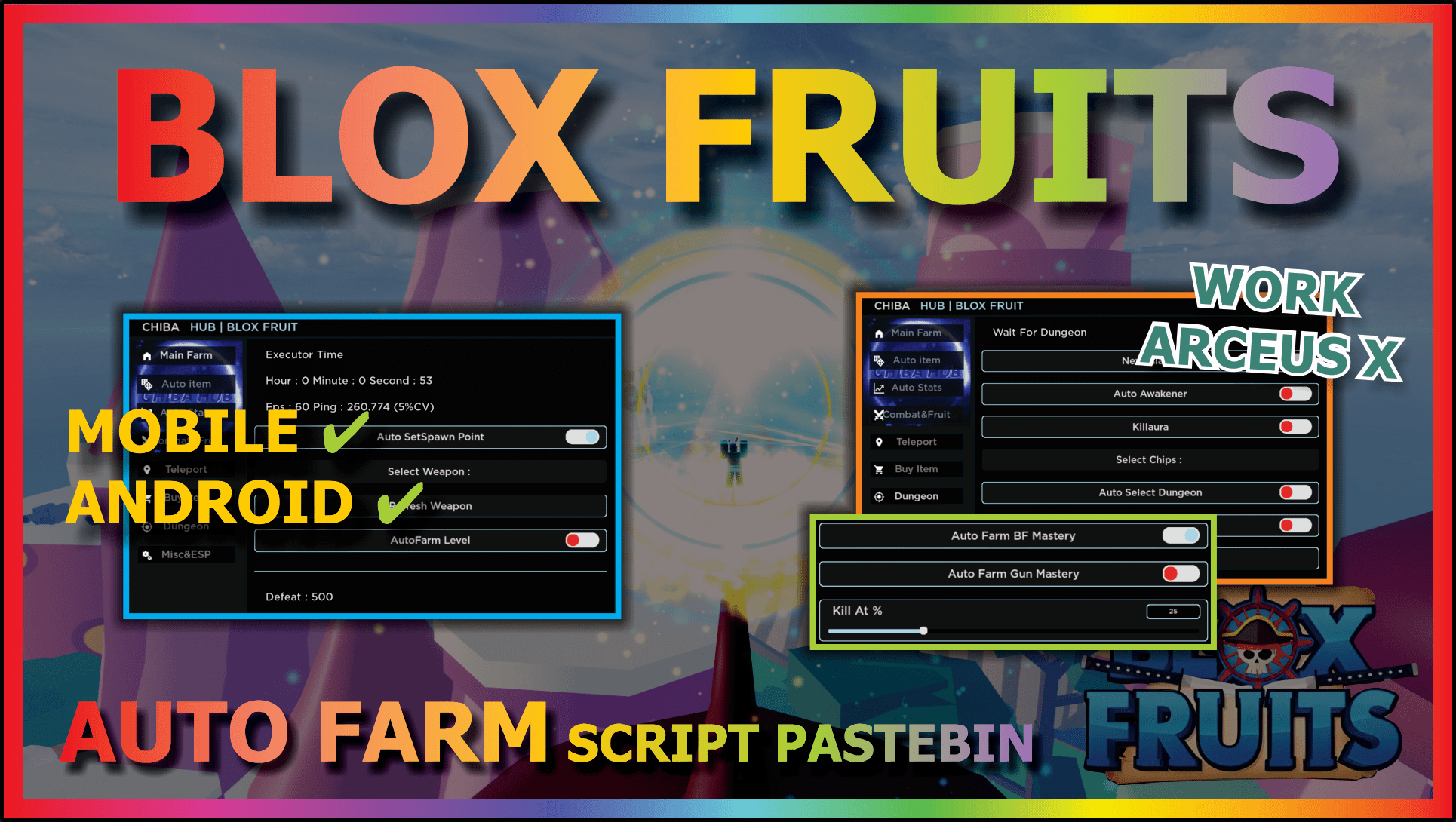 Blox fruits script - (Autofarm LVL, AutoStats, Teleports & more) -  Roblox-Scripter
