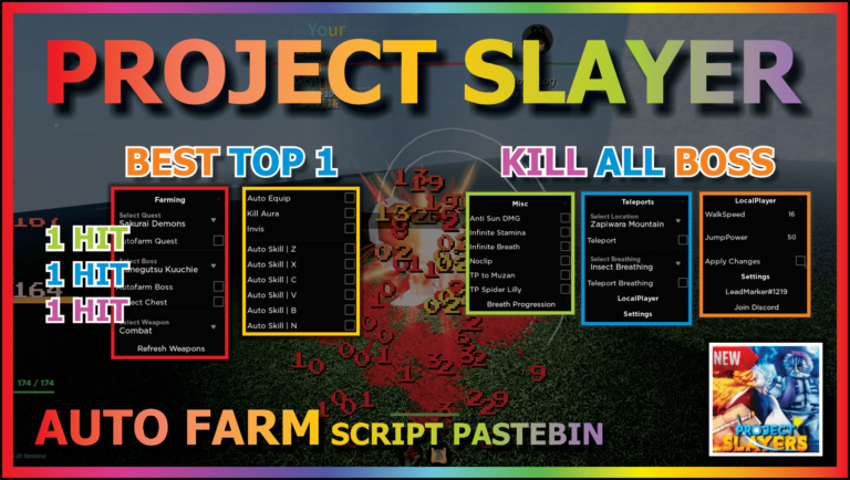 PROJECT SLAYERS (BEST TOP 1)