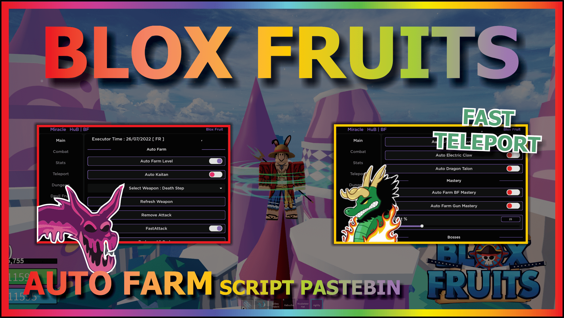 Blox Fruits [Auto Farm, Teleports]