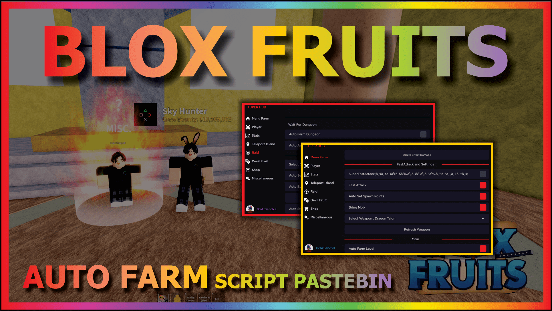 Blox Fruits: Auto Farm Level, Auto Raid & More Scripts