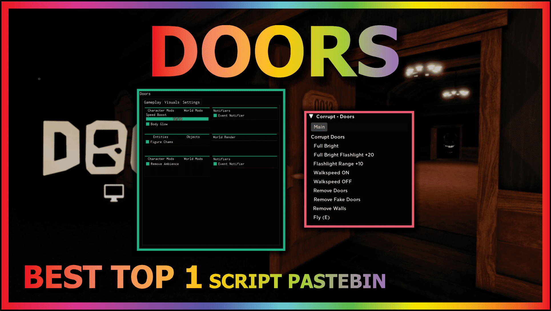 Roblox Doors Script GUI Spawner Updated (Pastebin 2023)