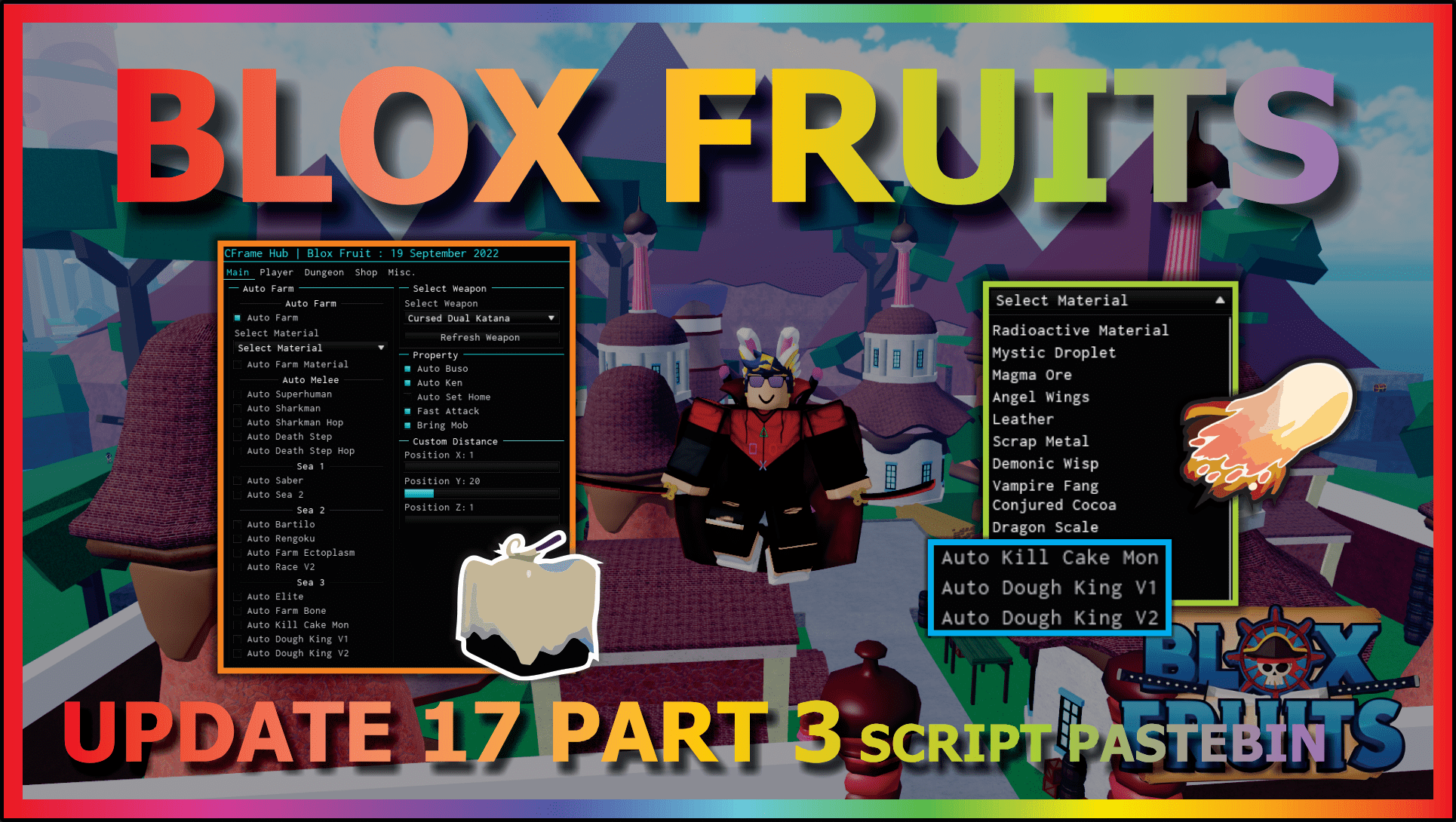 Blox Fruits Pastebin Script - Auto Farm, Race, Auto Saber