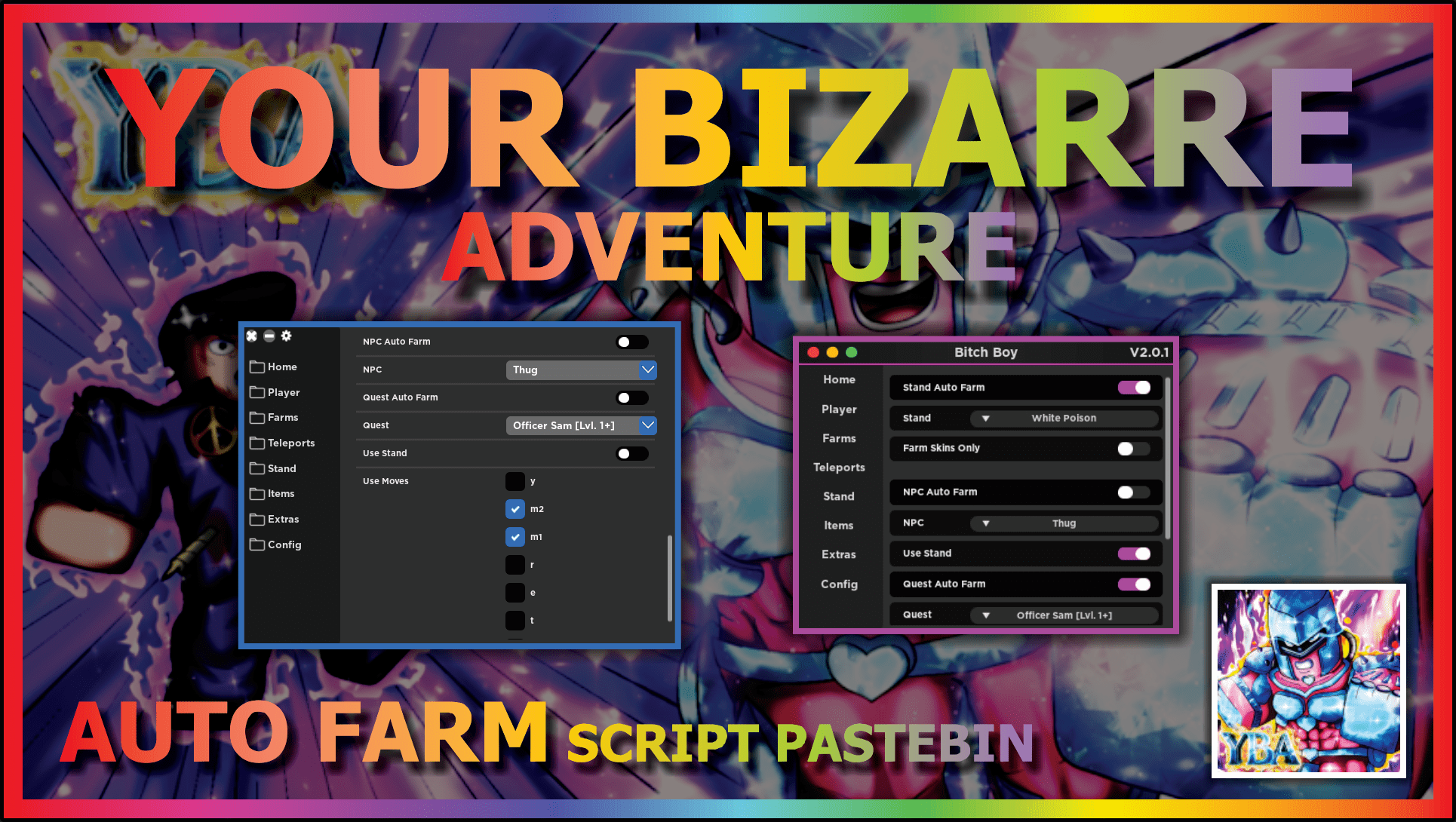 Your Bizarre Adventure Script 2023: Item Farm, Mob Farm & More