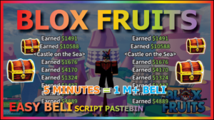 Read more about the article BLOX FRUITS (5 MINUTES = 1M+ BELI)
