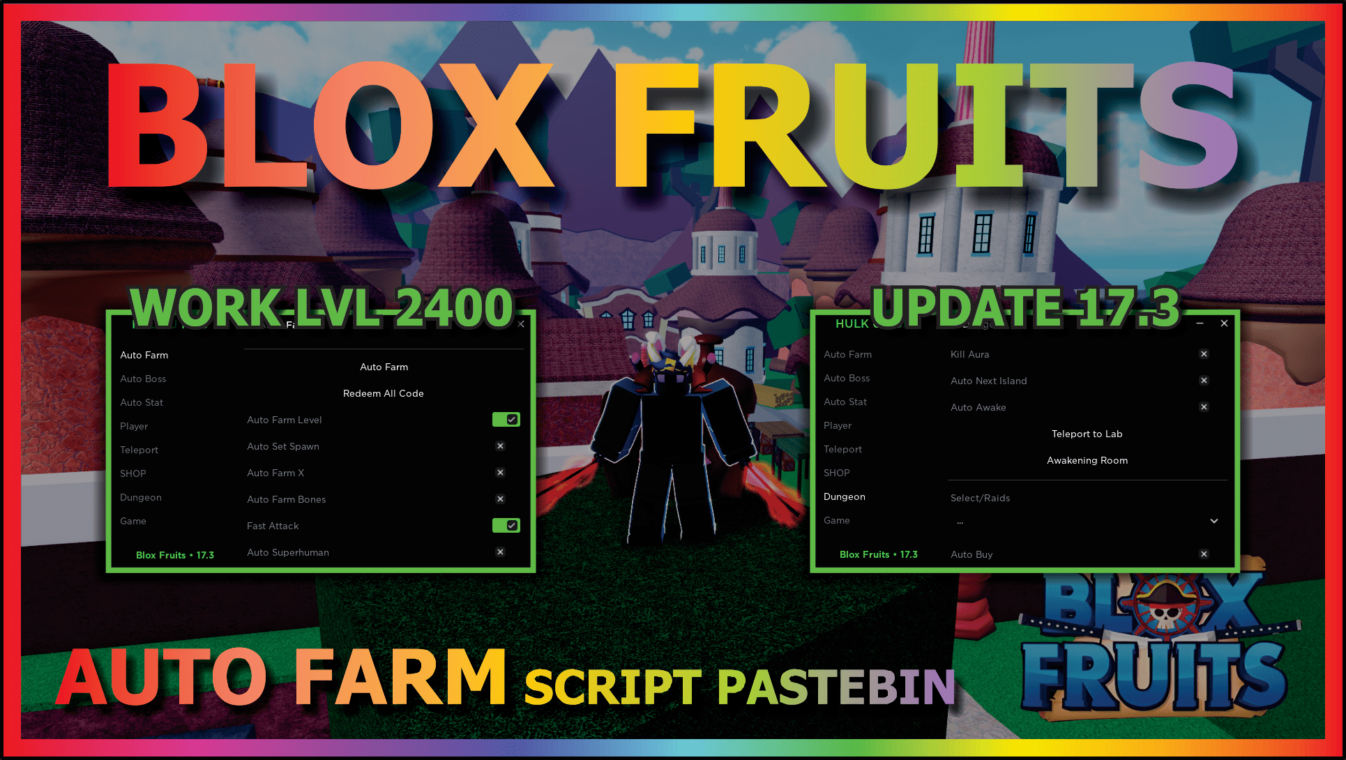 Blox Fruits, GUI - Auto Farm, Auto Level & More! Scripts
