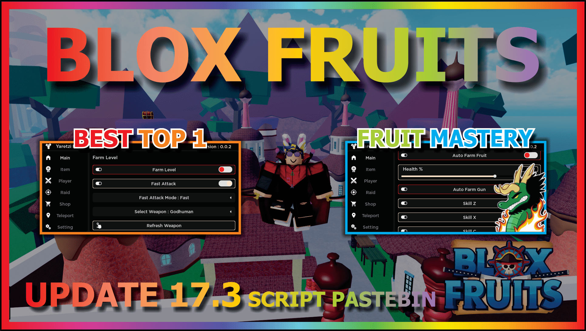 Roblox Blox Fruits 17.3 Script/Hack: Auto Level Farm, Auto Raid