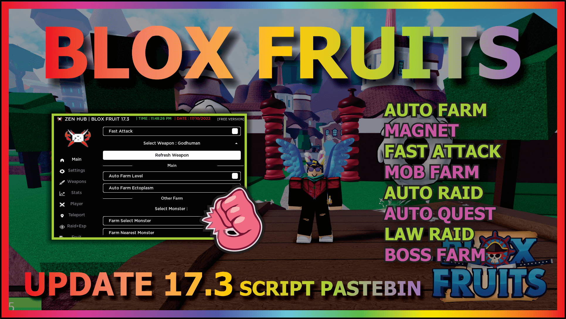 Auto Farm Blox Fruit Script Pastebin