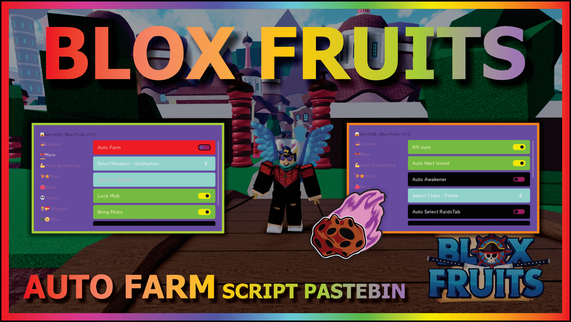 MTriet Hub Blox Fruits Script  Op Pastebin Cheat - Autofarm