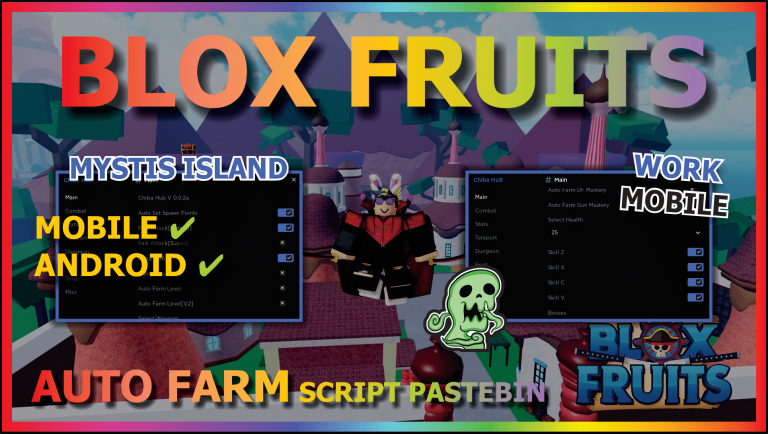 👻GHOST] Blox Fruits Script / Hack, Auto Farm + INSTANT MASTERY, Get  Fruits
