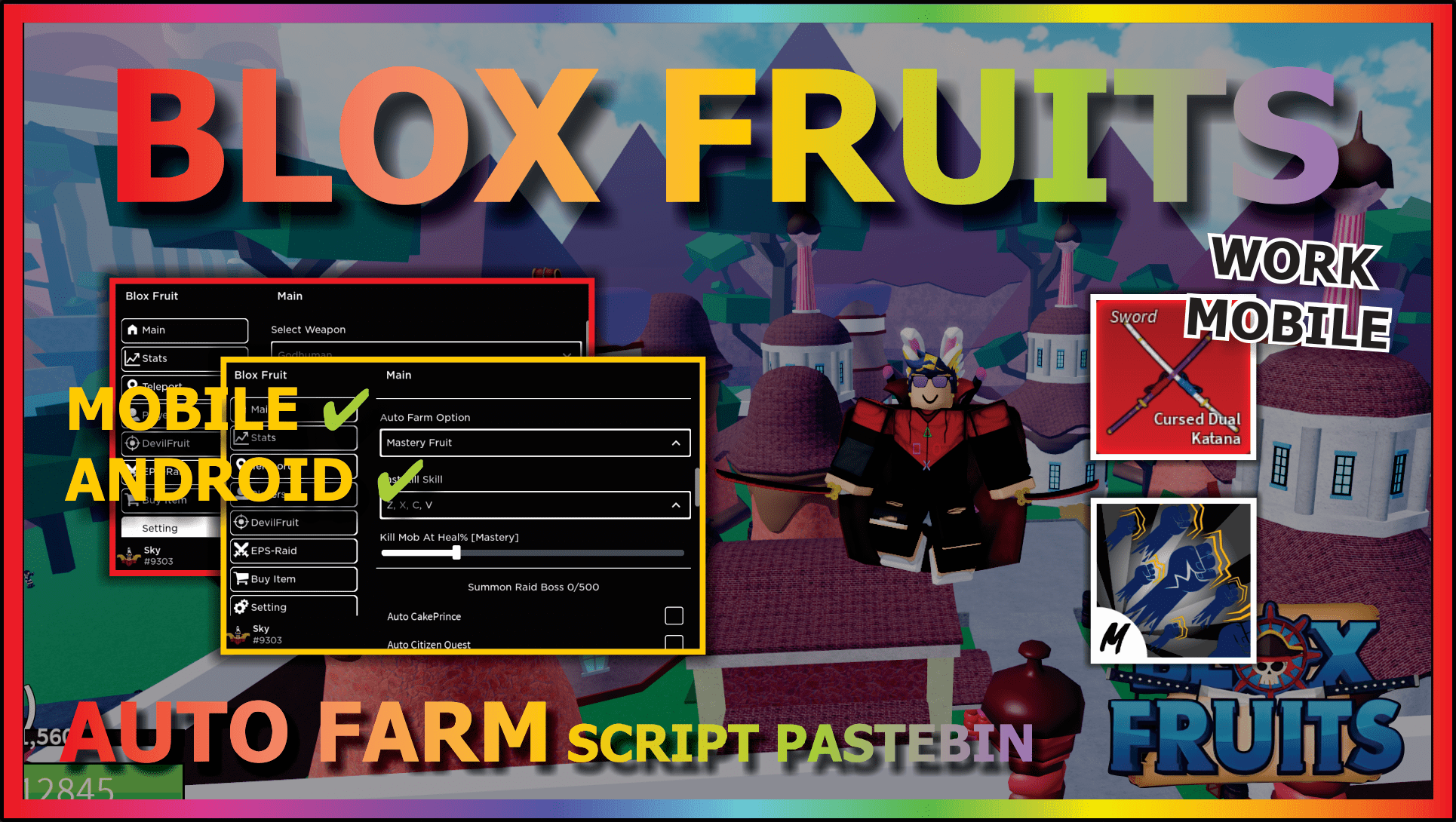 🔥 ROBLOX Blox Fruits SCRIPT Muito OP, Auto CDK, Auto Farm !! ( Mobil