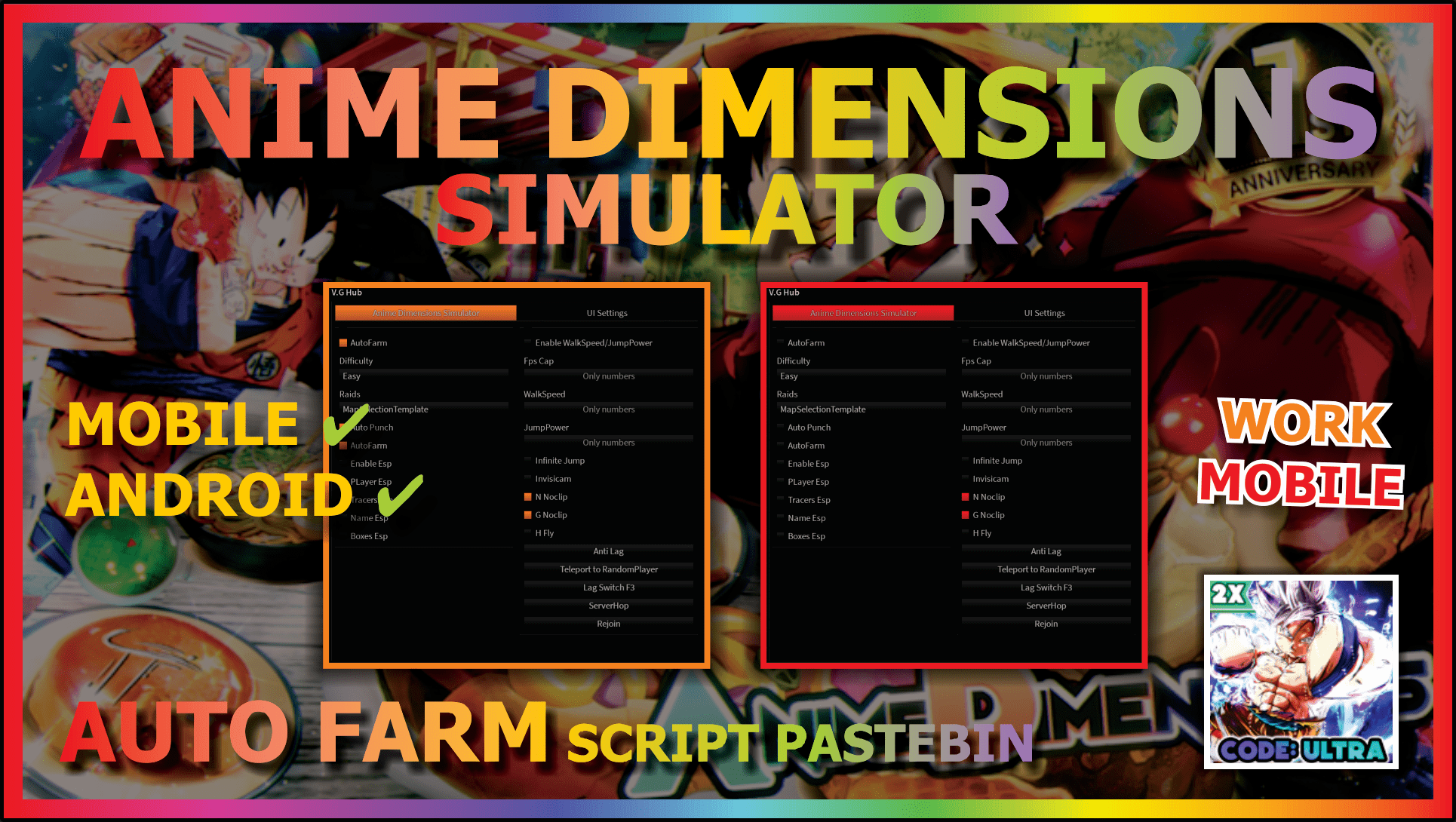 Anime Dimensions Simulator Hack/Script GUI  Auto Farm, Auto Raid, Insta  Wins And More! *PASTEBIN* 