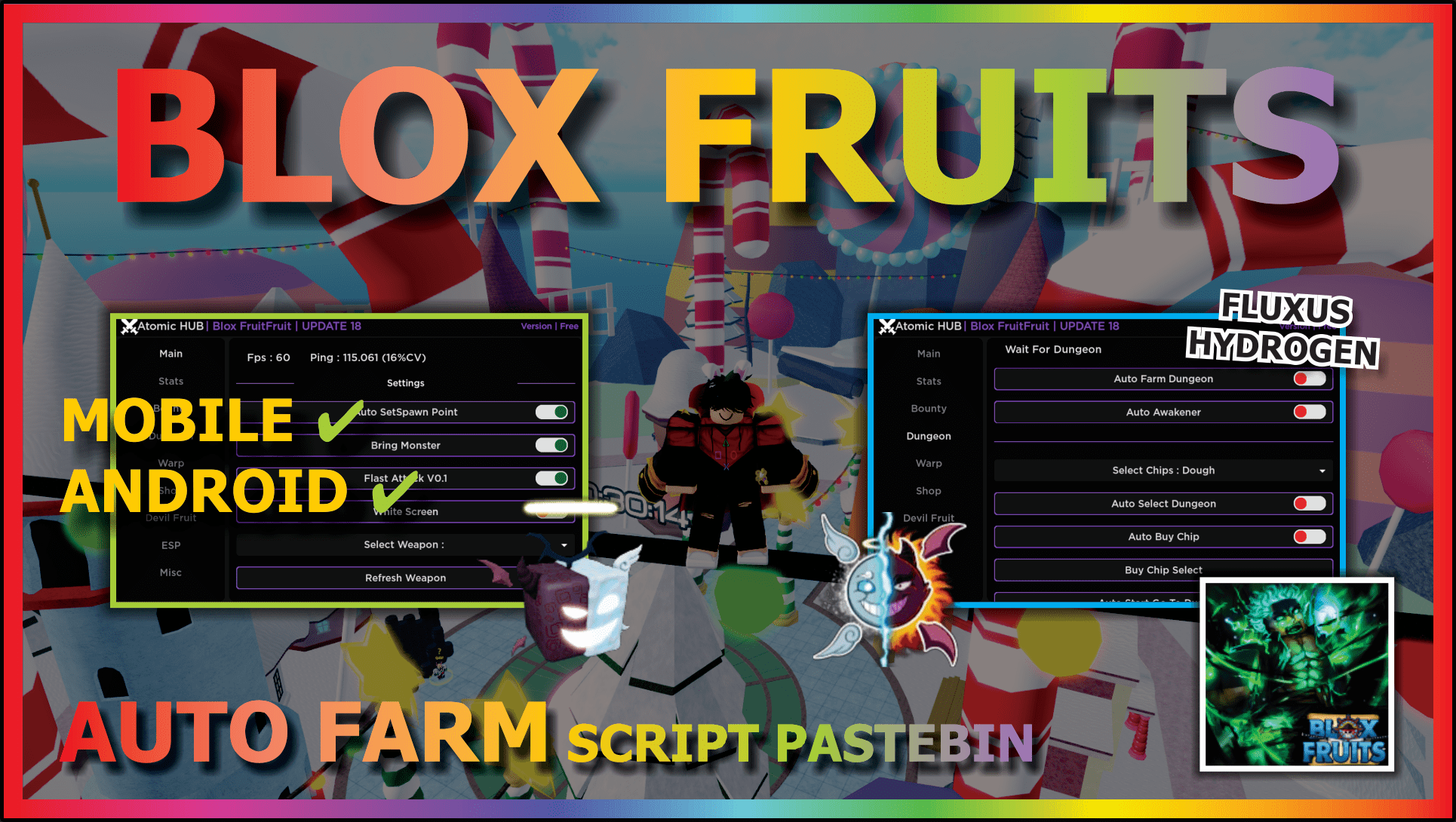 BLOX FRUITS Script Pastebin 2023 UPDATE RACE V4 AUTO FARM, FULLMOON, AUTO  SEA BEAST