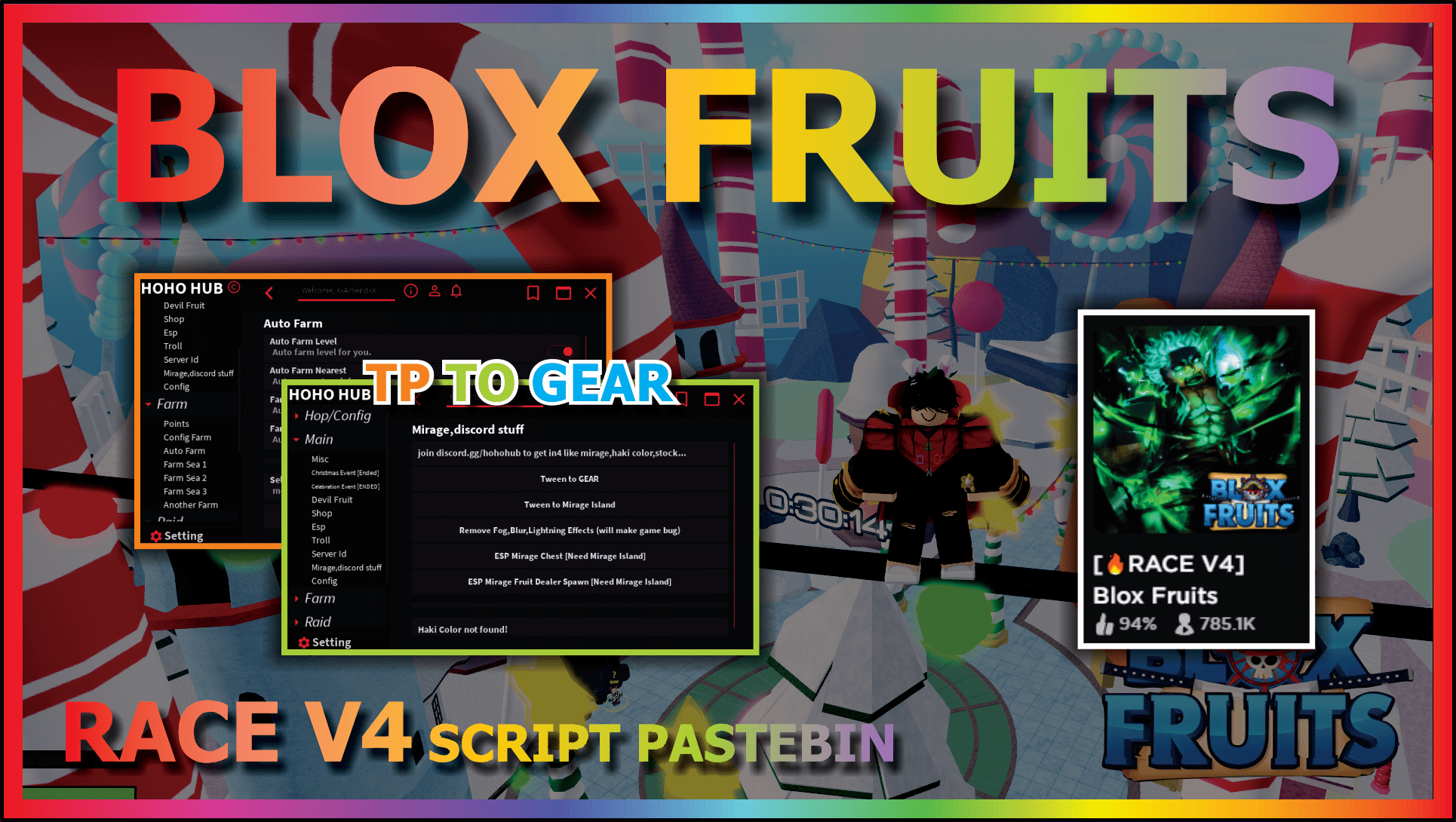 UPDATE ] BLOX FRUIT SCRIPT, AUTO RACE V4, AUTO BUY GEAR