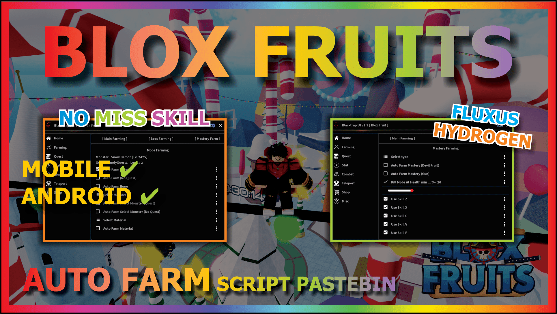 BLOX FRUITS Script Pastebin 2023 UPDATE 20 AUTO FARM FRUIT