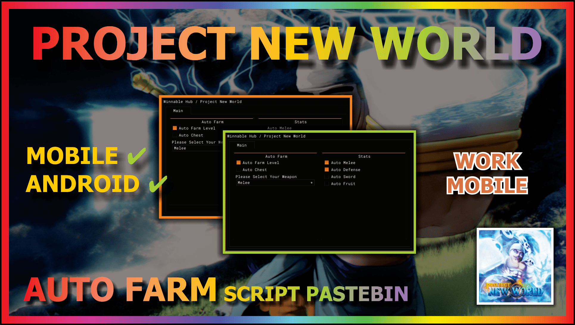 NEW] Project New World Script / Hack, Auto Farm Quests + BRING ALL FRUITS