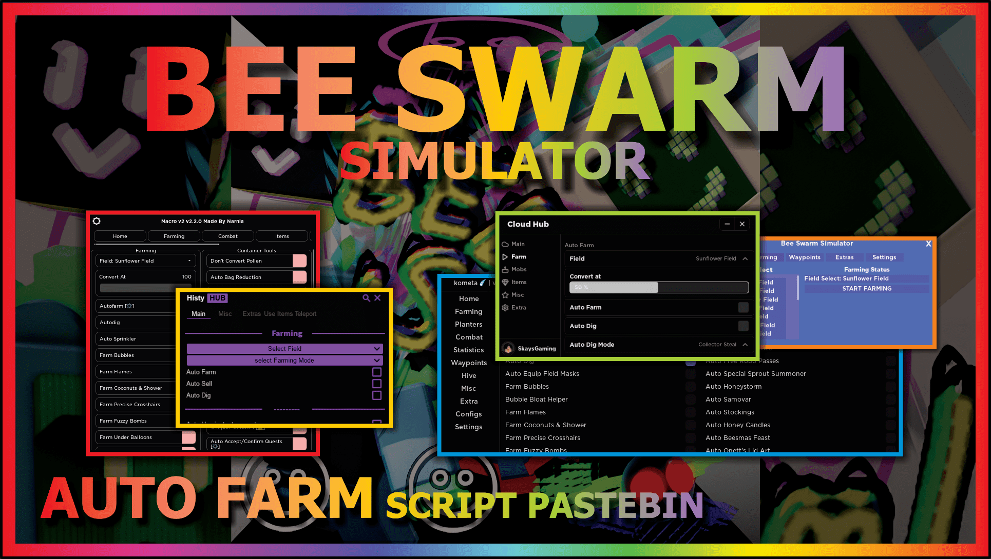 Bee Swarm Simulator Auto Farm ScriptPastebin