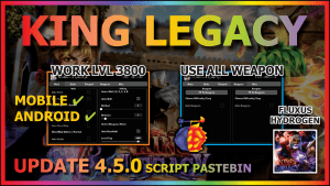 Read more about the article KING LEGACY (WORK LVL 3800)🧲🥕