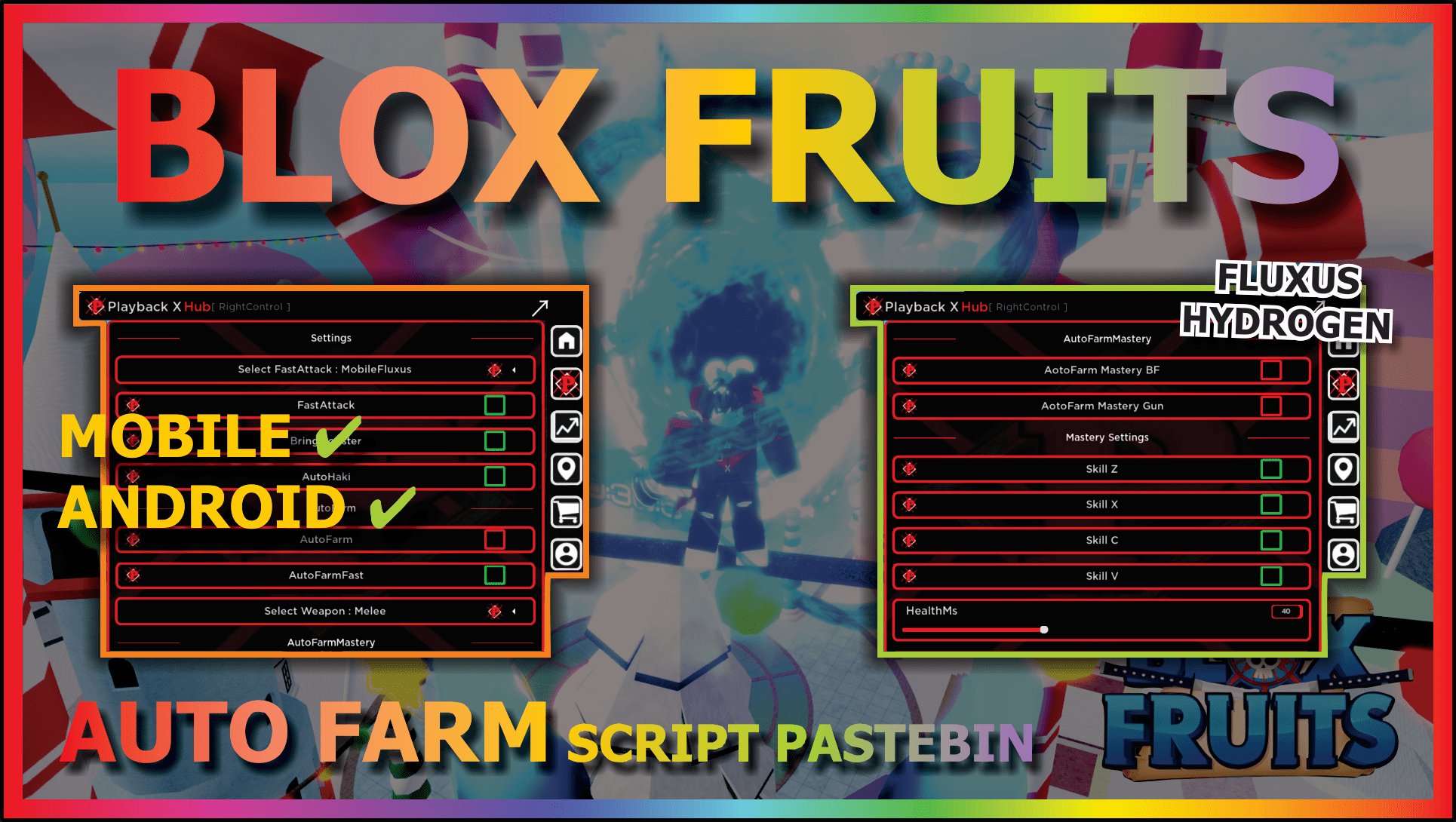 OP Blox Fruits script - (Playback X Hub)
