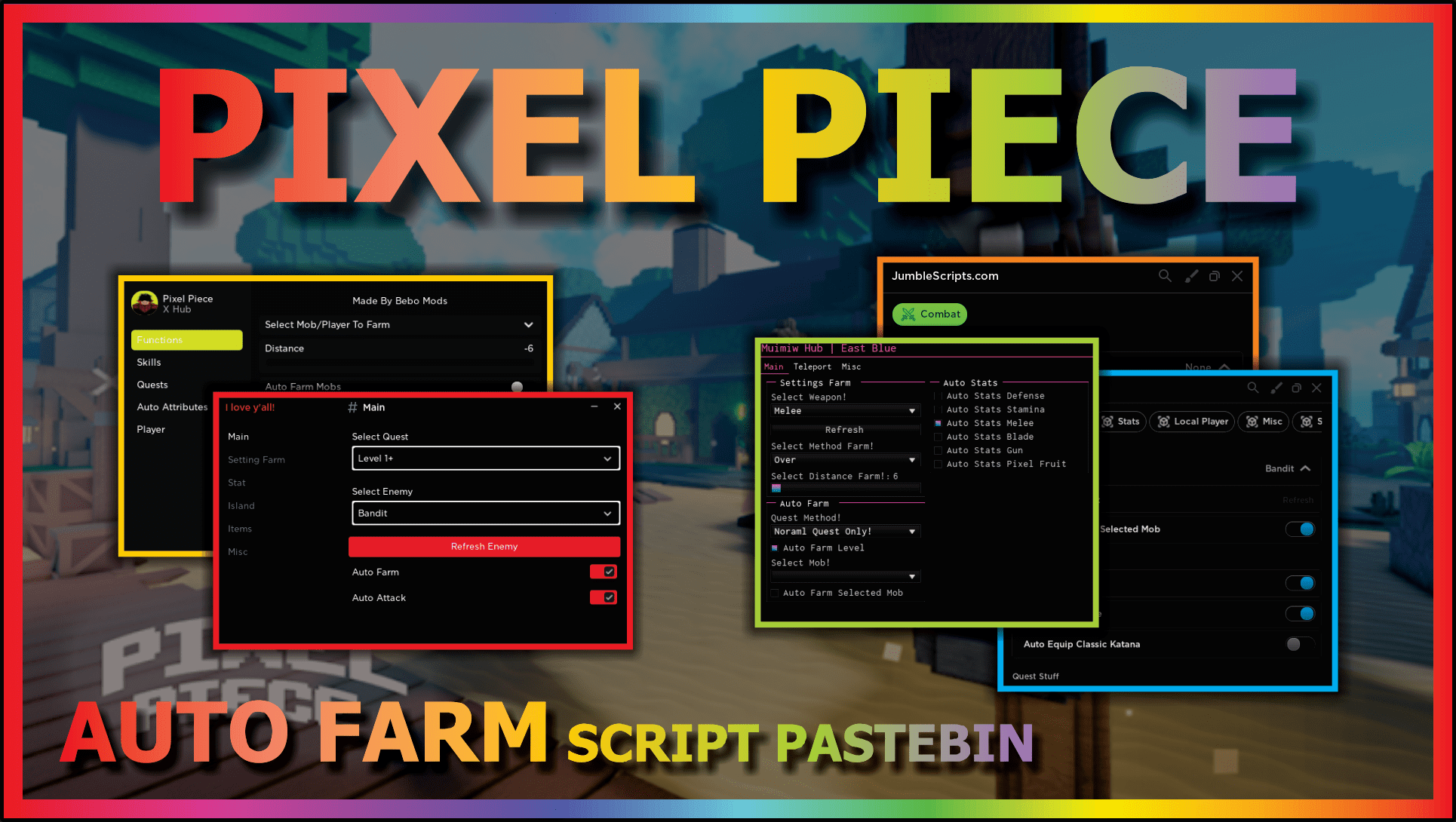 Roblox Pixel Piece Scripts - Download Now {Auto Farm Mob}