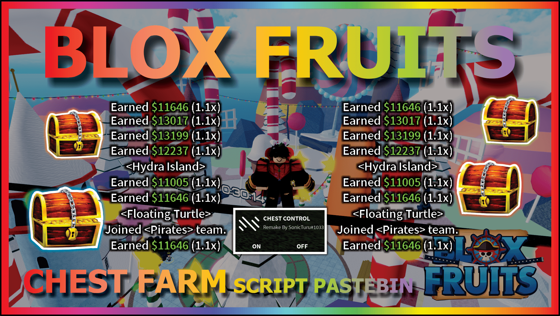 Blox Fruits script auto farm chest – ScriptPastebin