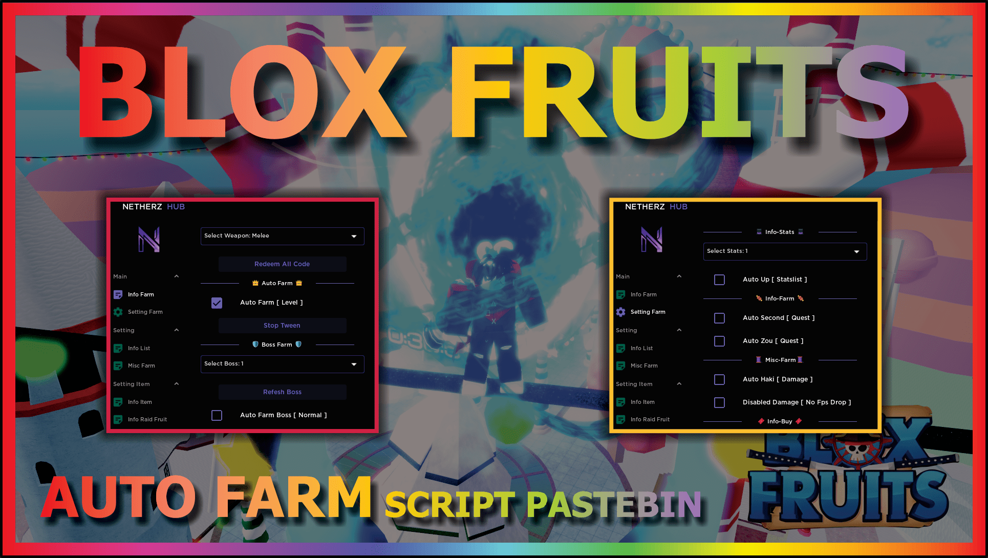 CÁCH HACK BLOX FRUITS UPDATE 18 TRÊN PC VÀ MOBILE : AUTO FARM, ESP FRUIT,  MIRAGE ISLAND ,ROBLOX 