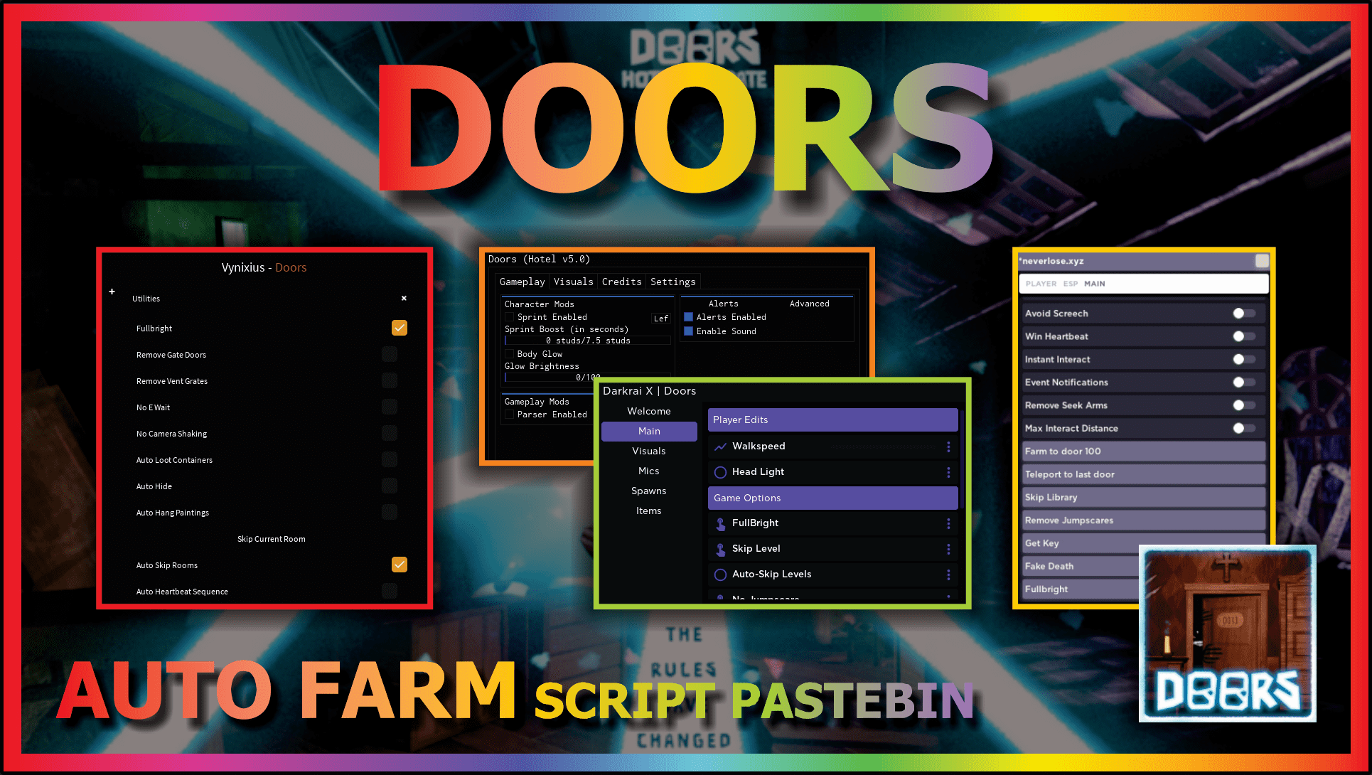 doors Script Pastebin 2022 – ScriptPastebin