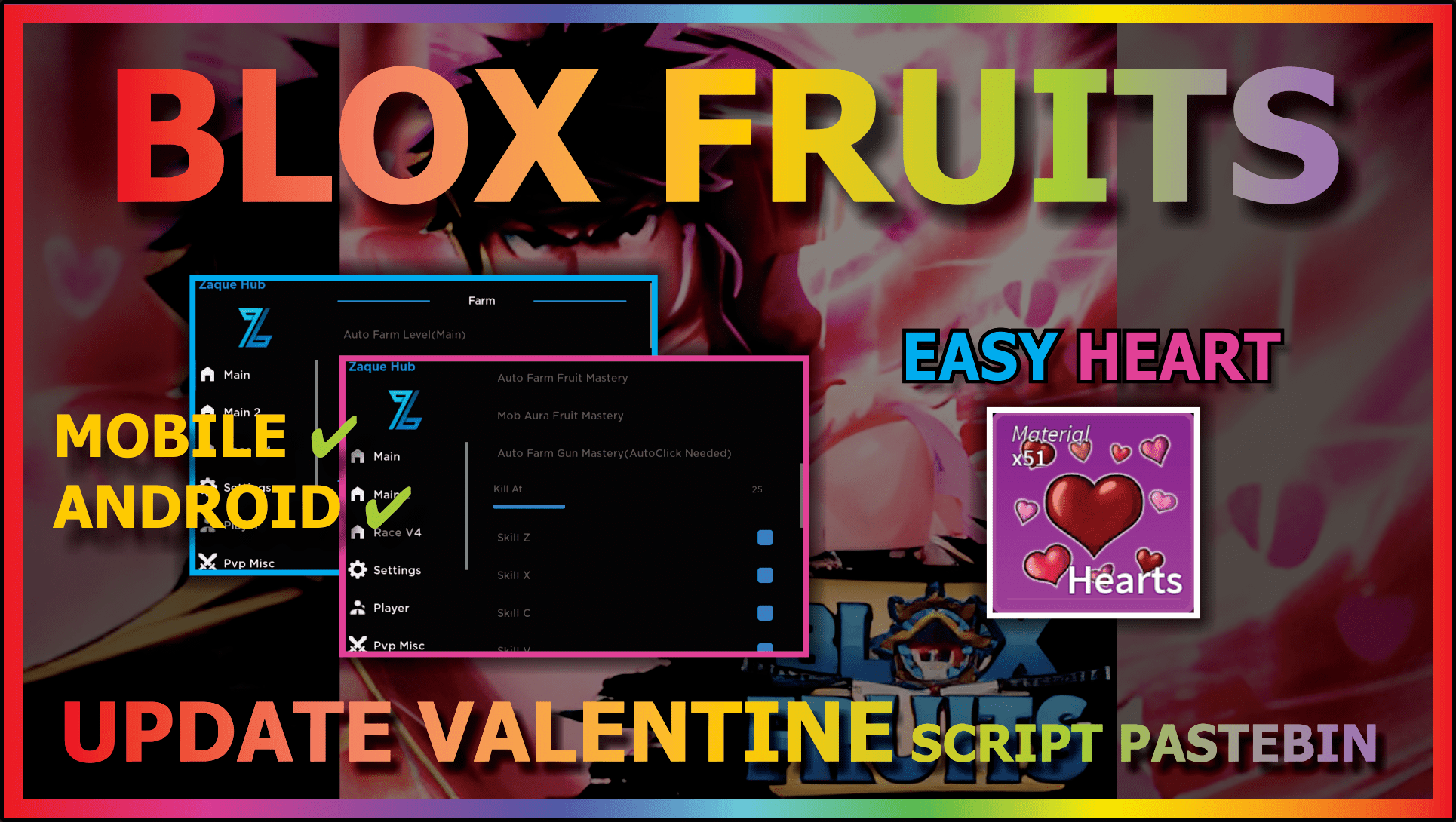 Live = Blox fruit _ Bounty hunter 10M _ Valentine's Update 19 New