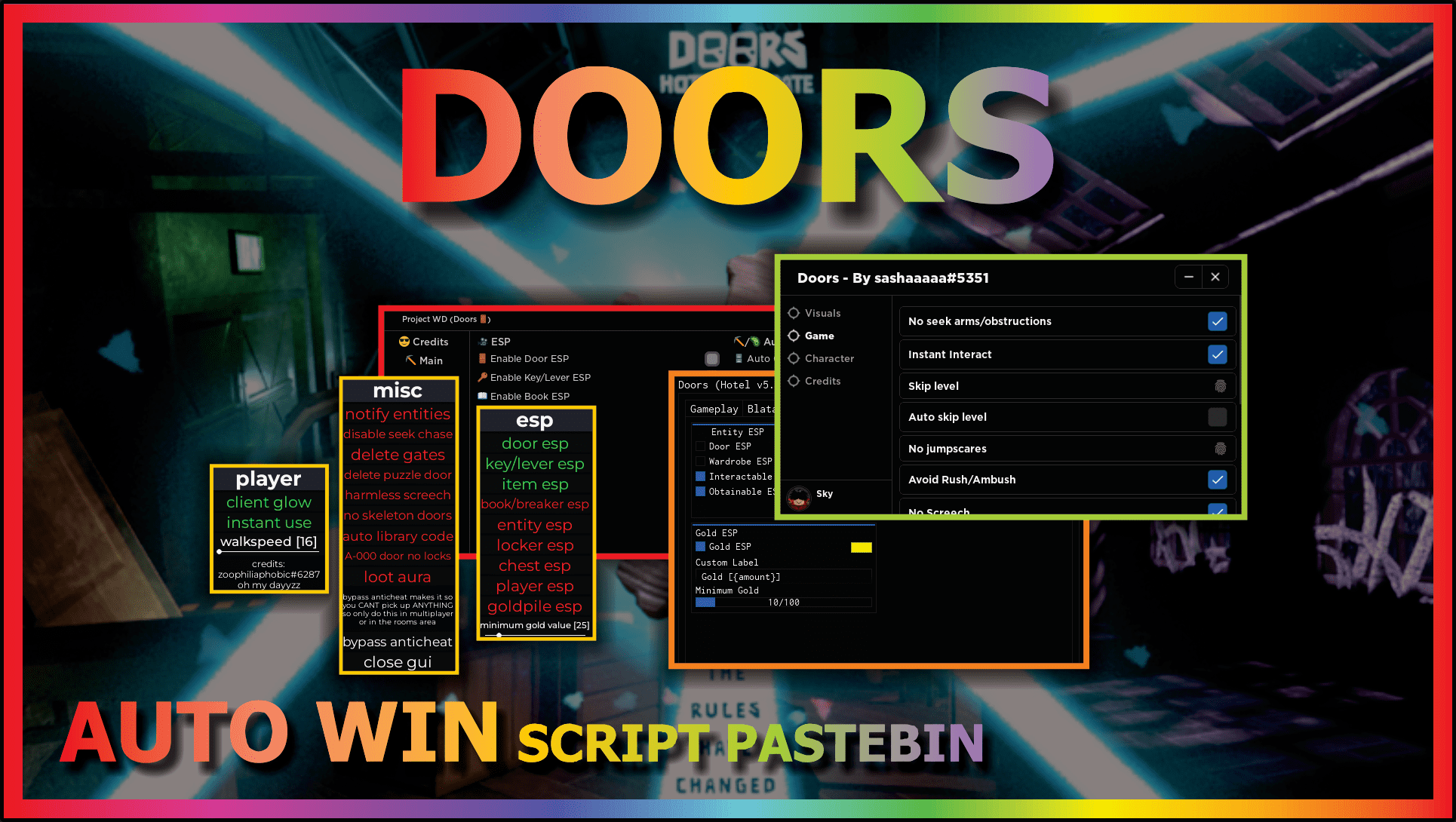 NEW ROBLOX DOORS SCRIPT, Very OP, *2022*, AUTO FARM